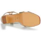 Tamaris 28349-933 Gold Women's Heeled Sandals - 7