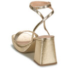 Les Petites Bombes  IVANA  Oro Sandali con tacco Donna - 5