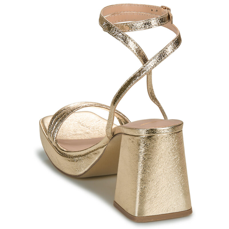 Les Petites Bombes  IVANA  Oro Sandali con tacco Donna - 5