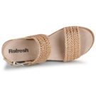Refresh 175203 Beige Sandali con zeppa Donna - 6