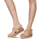 Refresh 175203 Beige Sandali con zeppa Donna - 8