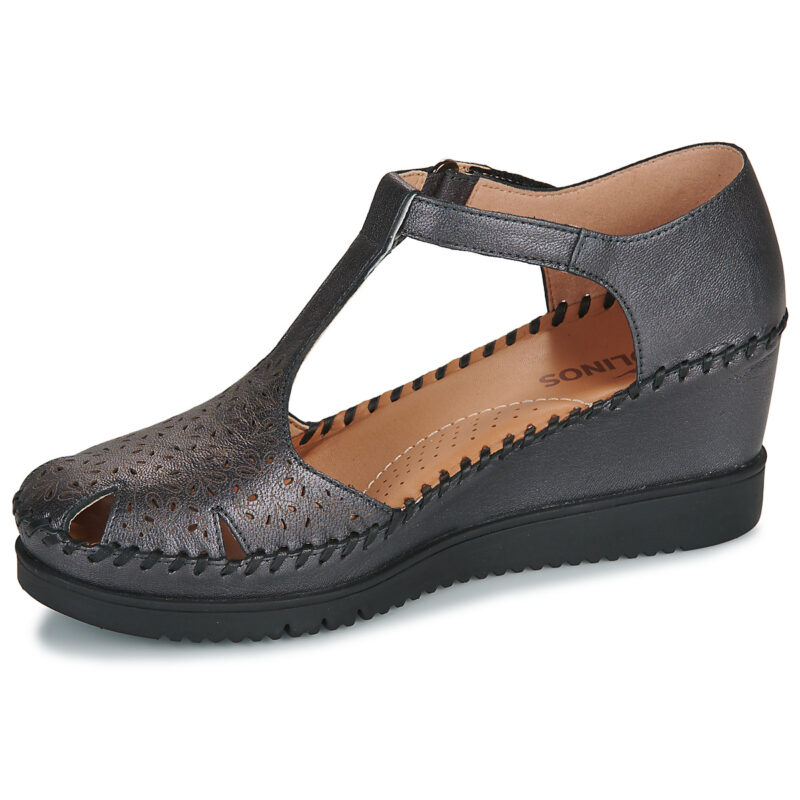 Pikolinos AGUADULCE W3 Nero Sandali con zeppa Donna - 4