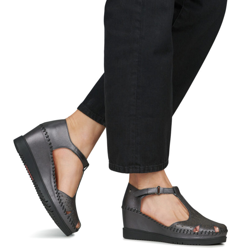 Pikolinos AGUADULCE W3 Nero Sandali con zeppa Donna - 8