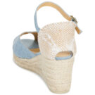 Castaner BIANCA Blu Sandali con zeppa Donna - 5