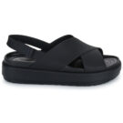 Crocs BROOKLYN LUXE X-STRAP Nero Sandali con zeppa Donna - 2