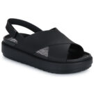 Crocs BROOKLYN LUXE X-STRAP Nero Sandali con zeppa Donna - 1