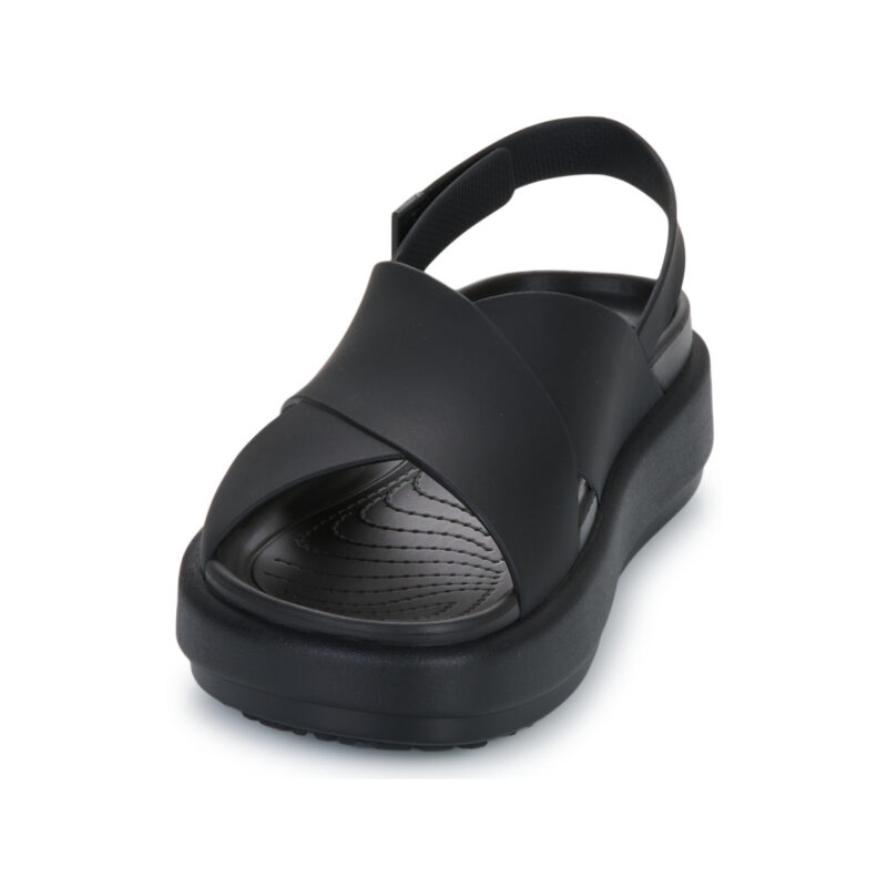 Crocs BROOKLYN LUXE X-STRAP Nero Sandali con zeppa Donna - 3