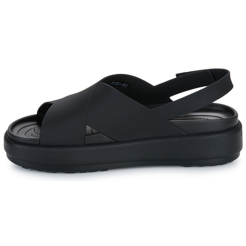Crocs BROOKLYN LUXE X-STRAP Nero Sandali con zeppa Donna - 4