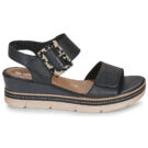 Remonte D2L53-00 Nero Sandali con zeppa Donna - 2