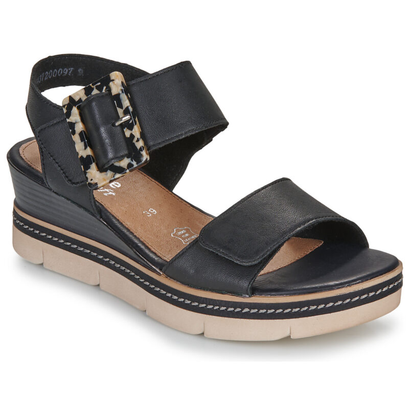 Remonte D2L53-00 Nero Sandali con zeppa Donna - 1