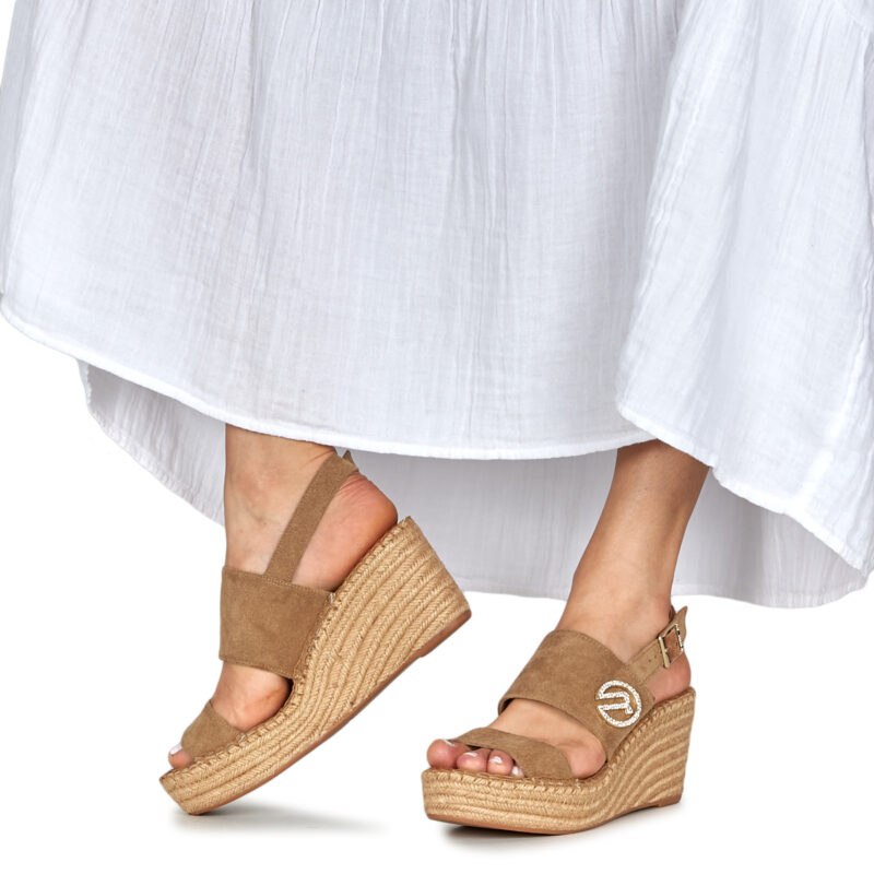 Replay GWP5L-001-C0023T-002 Beige Sandali con zeppa Donna - 8