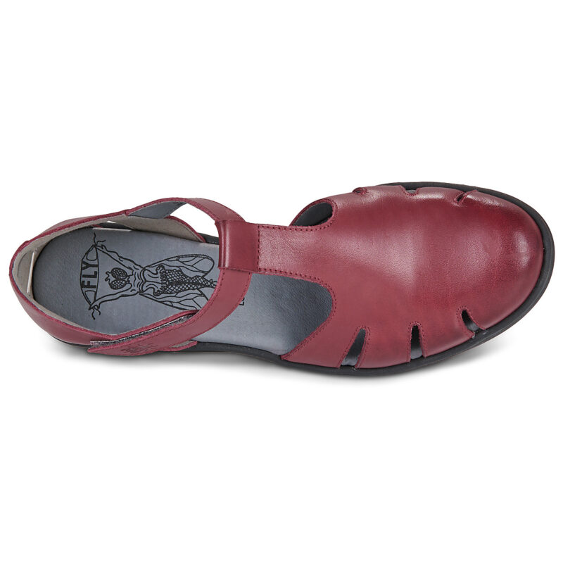 Fly London LETE Bordeaux Sandali con zeppa Donna - 6
