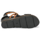 Dream in Green LIRABIEN Schwarze Keilsandalen Damen - 7