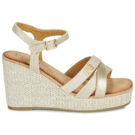 Les Petites Bombes LUNA Oro Sandali con zeppa Donna - 2