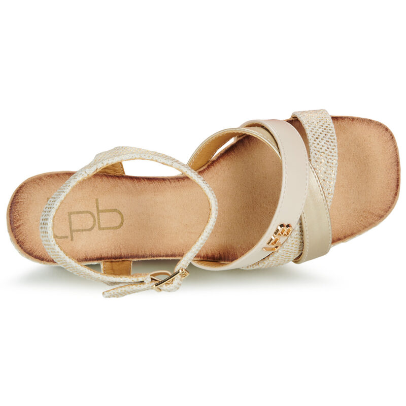Les Petites Bombes LUNA Oro Sandali con zeppa Donna - 6