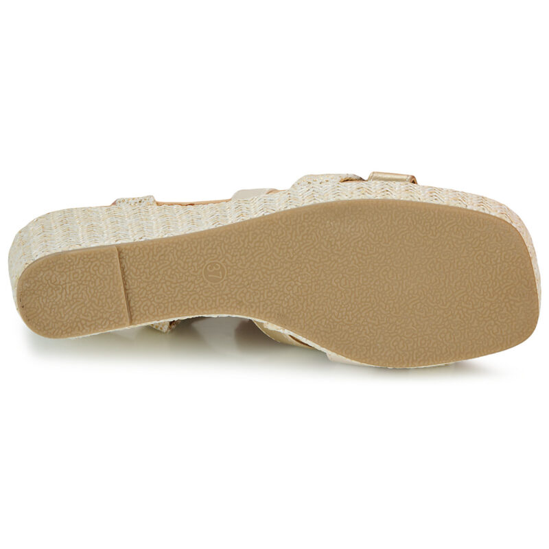 Les Petites Bombes LUNA Oro Sandali con zeppa Donna - 7