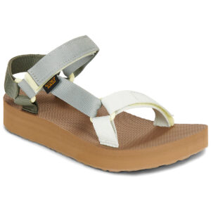 Sandali con zeppa Midform Universal Kaki
