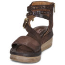 Airstep / AS98 SALIS JEWEL Braune Keilsandalen Damen - 3