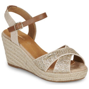 Sandali con zeppa    THERESA  Oro