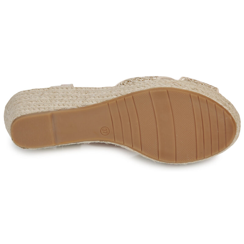 Tom Tailor THERESA Oro Sandali con zeppa Donna - 7