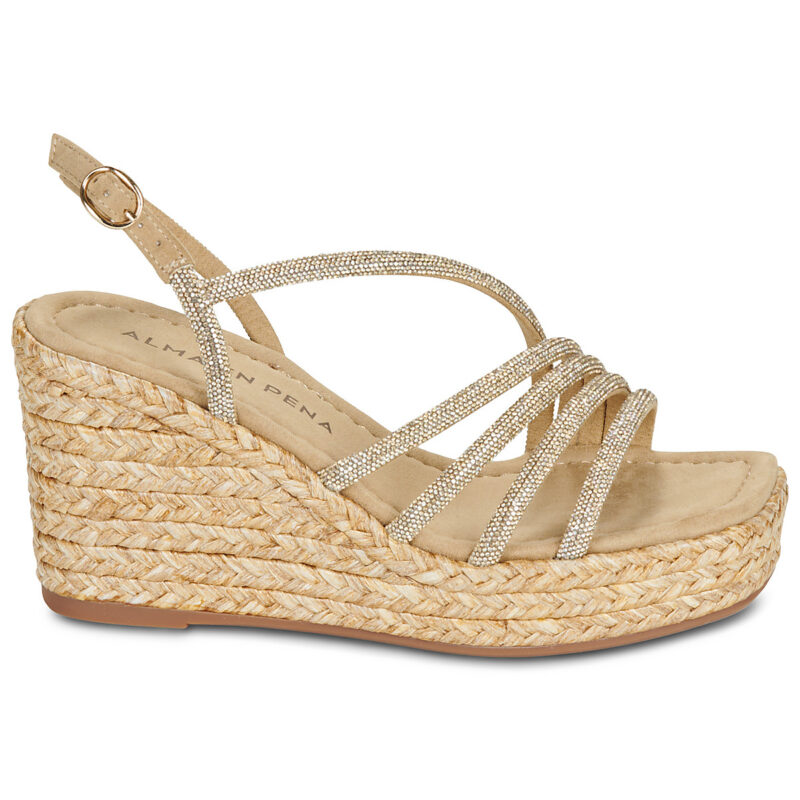 ALMA EN PENA V2651109 Beige Sandali con zeppa Donna - 2