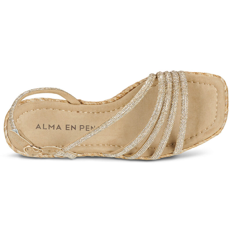ALMA EN PENA V2651109 Beige Sandali con zeppa Donna - 6