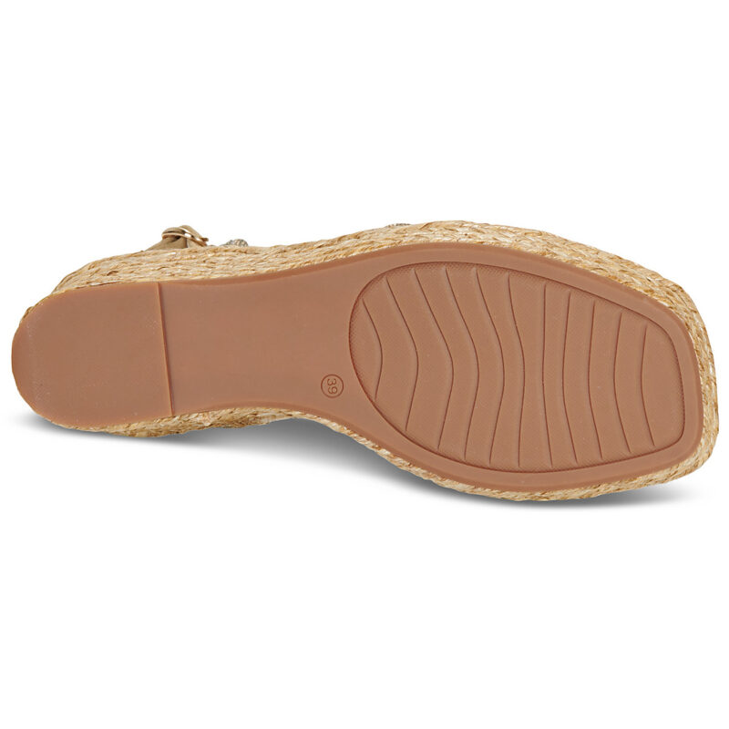 ALMA EN PENA V2651109 Beige Sandali con zeppa Donna - 7
