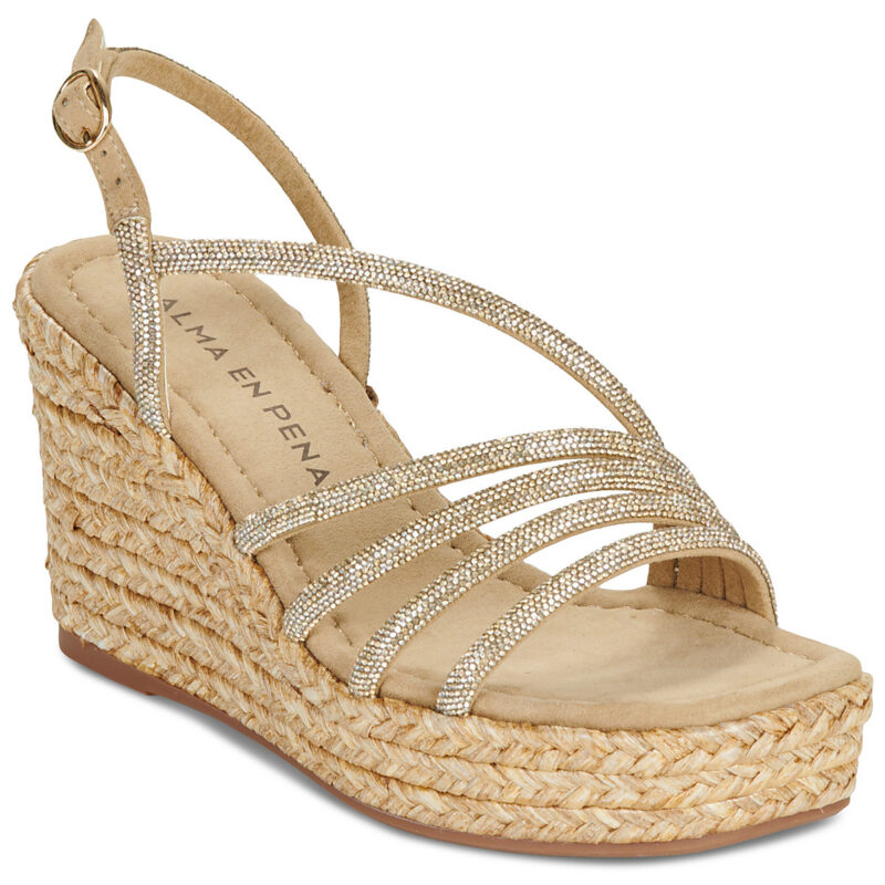 ALMA EN PENA V2651109 Beige Sandali con zeppa Donna - 1