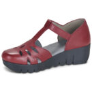Fly London VELT Bordeaux Sandali con zeppa Donna - 4