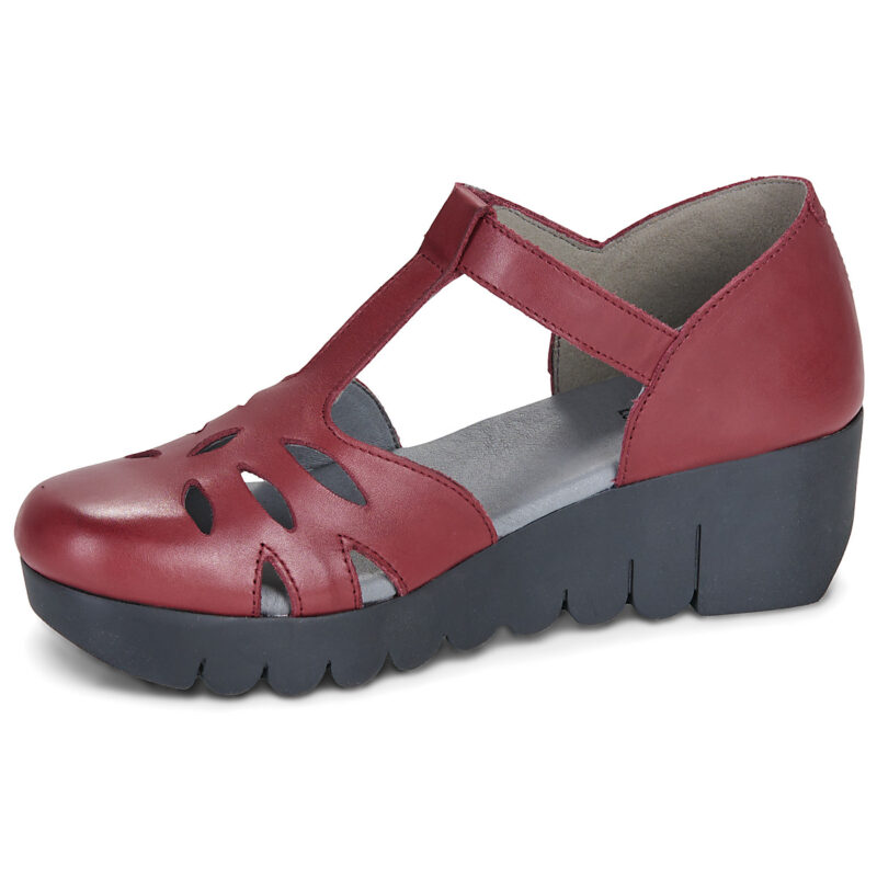 Fly London VELT Bordeaux Sandali con zeppa Donna - 4