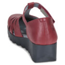 Fly London VELT Bordeaux Sandali con zeppa Donna - 5