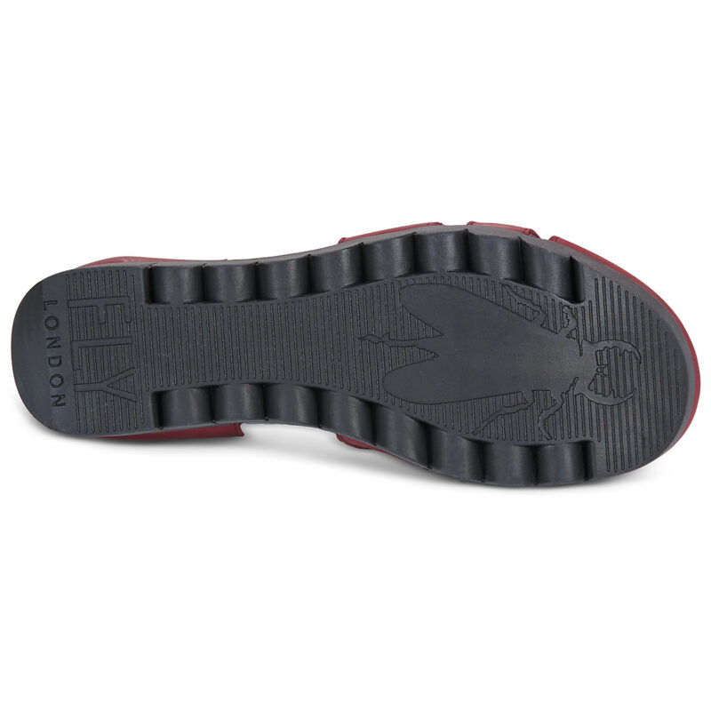 Fly London VELT Bordeaux Sandali con zeppa Donna - 7