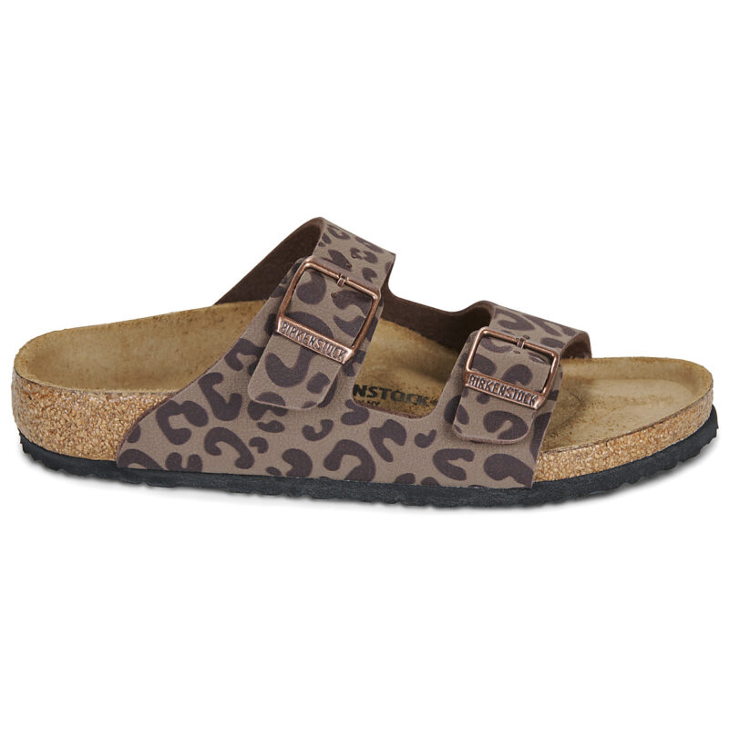 BIRKENSTOCK Arizona Birko-flor / Print / Leo / Stretto Marrone Ciabatta Bambina - 2