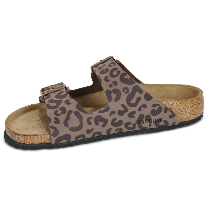 BIRKENSTOCK Arizona Birko-flor / Print / Leo / Stretto Marrone Ciabatta Bambina - 4