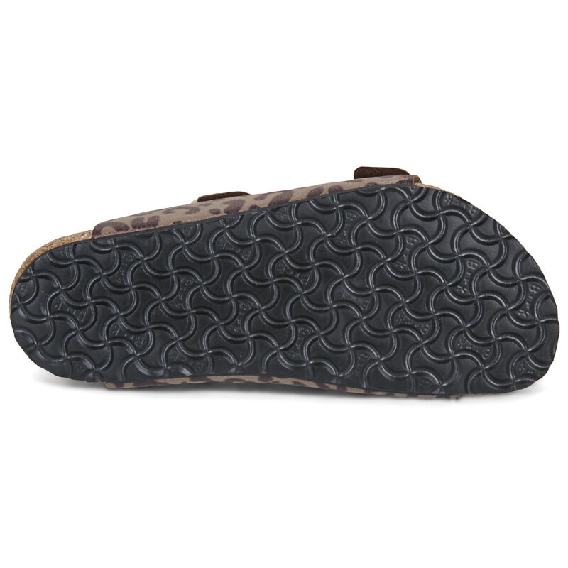 BIRKENSTOCK Arizona Birko-flor / Print / Leo / Stretto Marrone Ciabatta Bambina - 7