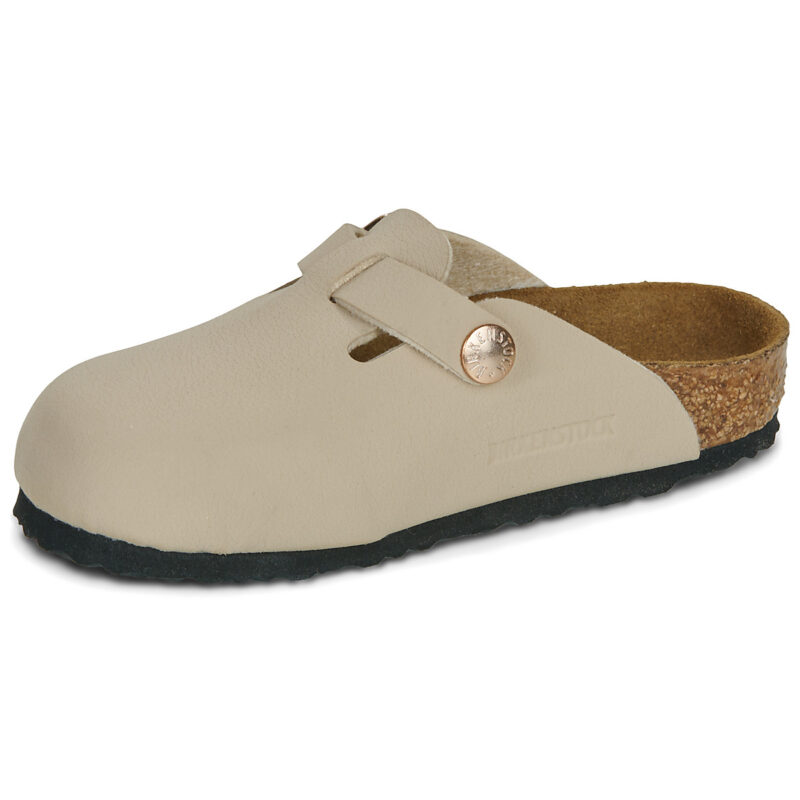 BIRKENSTOCK Boston Kids Flower Buckle Birko-flor / Sandcastle / Stretto Beige Zoccoli Bambina - 4