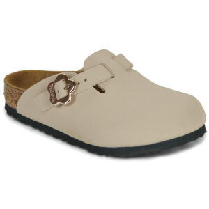Scarpe bambini ragazza BIRKENSTOCK  Boston Kids Flower Buckle  Beige BIRKENSTOCK 4067707432110