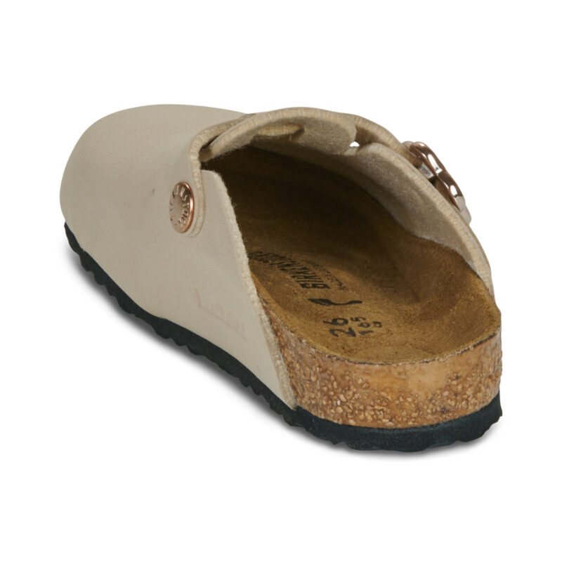 BIRKENSTOCK Boston Kids Flower Buckle Birko-flor / Sandcastle / Stretto Beige Zoccoli Bambina - 5