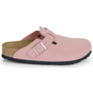 BIRKENSTOCK Boston Kids Birko-flor / Nubuck / Pink / Argilla / Stretto Rosa Zoccoli Bambina - 2