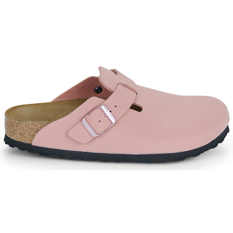 BIRKENSTOCK Boston Kids Birko-flor / Nubuck / Pink / Argilla / Stretto Rosa Zoccoli Bambina - 2