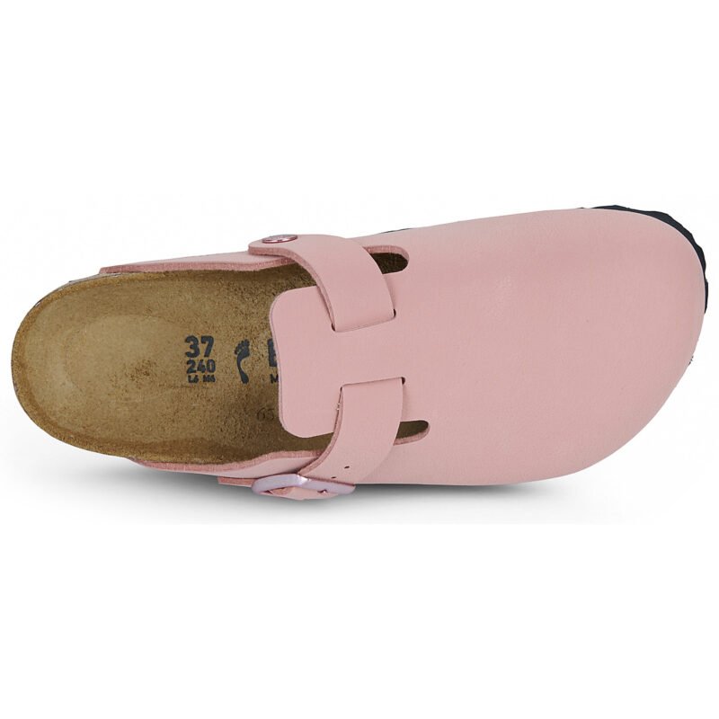 BIRKENSTOCK Boston Kids Birko-flor / Nubuck / Pink / Argilla / Stretto Rosa Zoccoli Bambina - 6