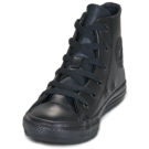 Converse CHUCK TAYLOR ALL STAR LEATHER Nero - Sneakers Bambina - 3