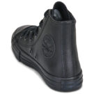 Converse CHUCK TAYLOR ALL STAR LEATHER Nero - Sneakers Bambina - 5