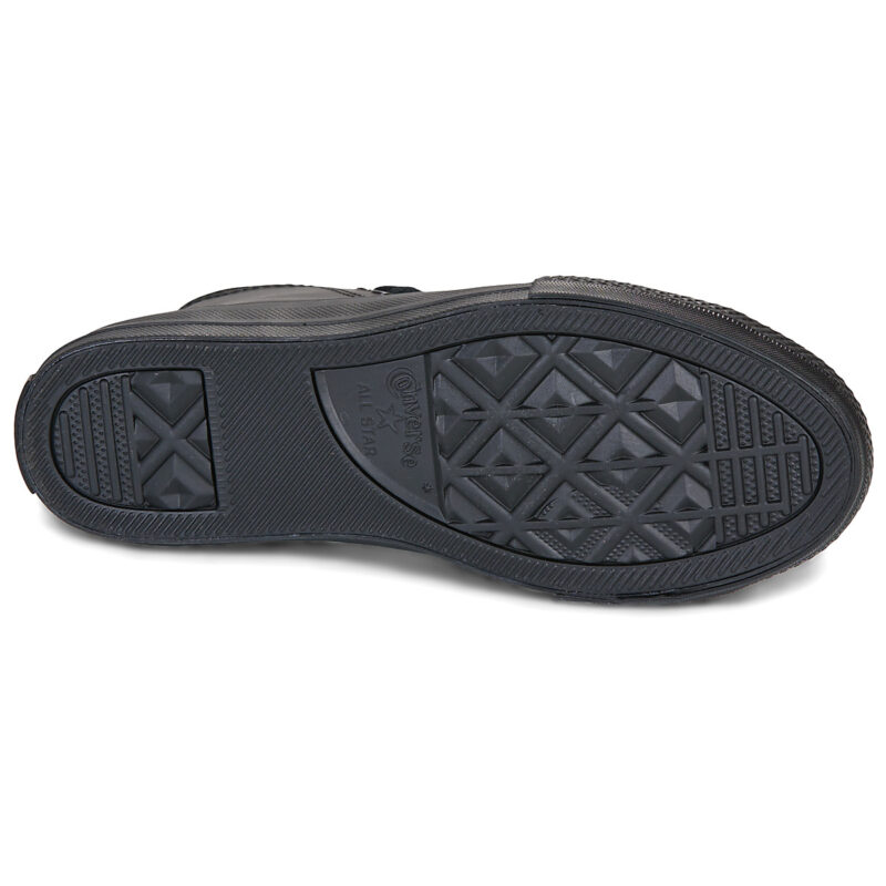 Converse CHUCK TAYLOR ALL STAR LEATHER Nero - Sneakers Bambina - 7