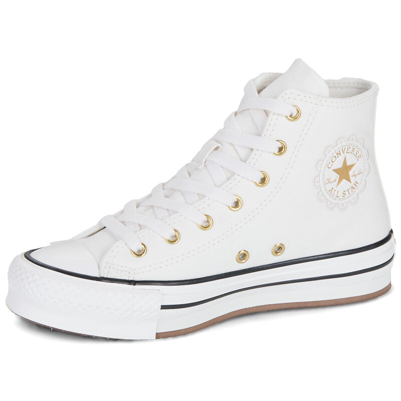 Converse Chuck Taylor All Star EVA Lift Beige - Sneakers Bambina - 4
