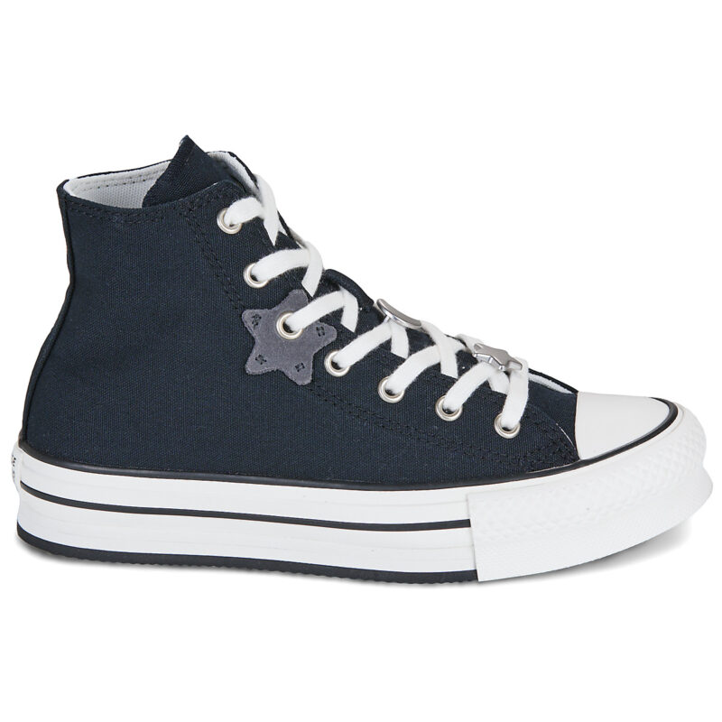 Converse Chuck Taylor All Star EVA Lift Nero - Sneakers Bambina - 2