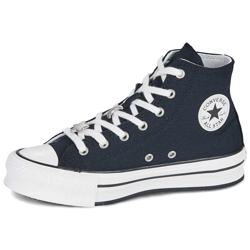 Converse Chuck Taylor All Star EVA Lift Nero - Sneakers Bambina - 4
