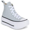 Scarpe bambini ragazza Converse  Chuck Taylor All Star Lift Double Stack  Grigio Converse 194436172186