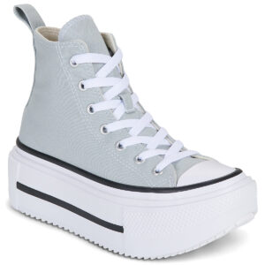 Scarpe bambini ragazza Converse  Chuck Taylor All Star Lift Double Stack  Grigio Converse 194436172186