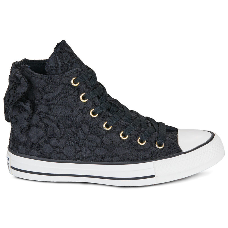 Converse Chuck Taylor All Star Nero - Sneakers Bambina - 2